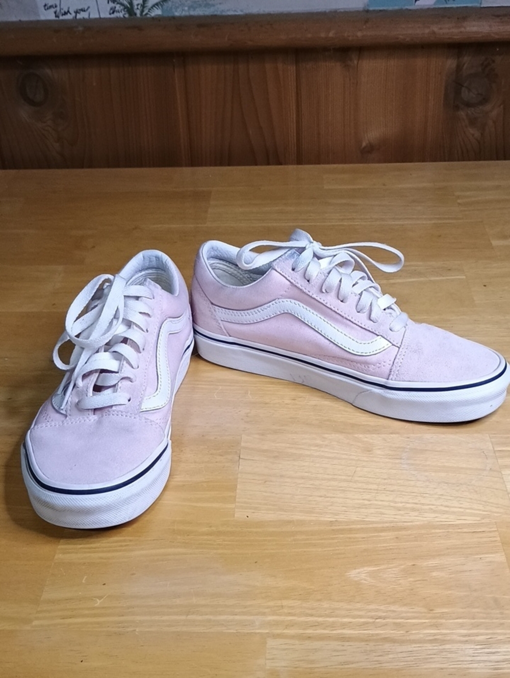 Vans Light Pink Old Skool Low-Top Sneakers